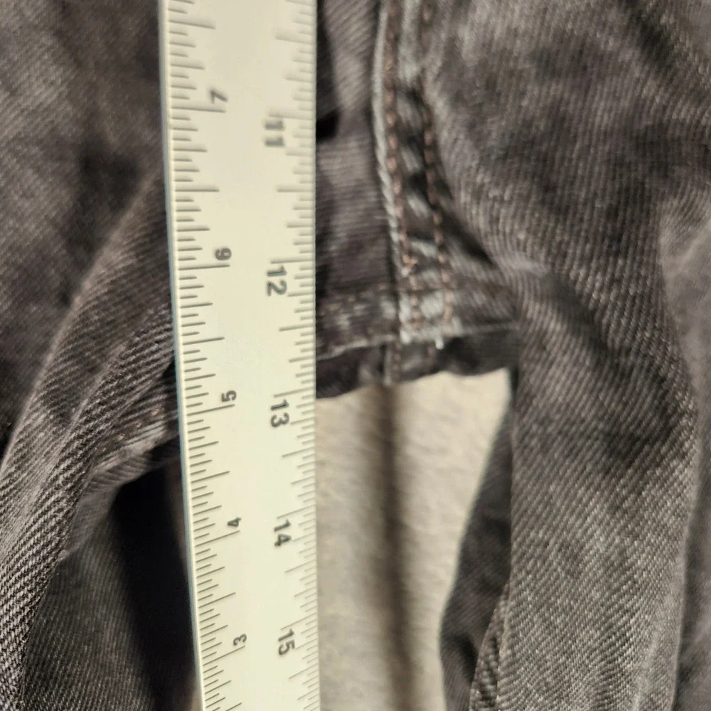 Levi's 550 Relaxed Fit Jeans Mens 40x32 Black Excellent Faded Tapered Leg Denim